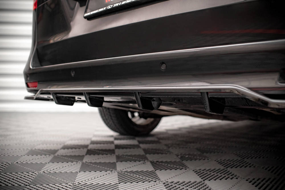 Diffuser passend voor Mercedes V-Class AMG Line W447 FL Maxton Glans Zwart