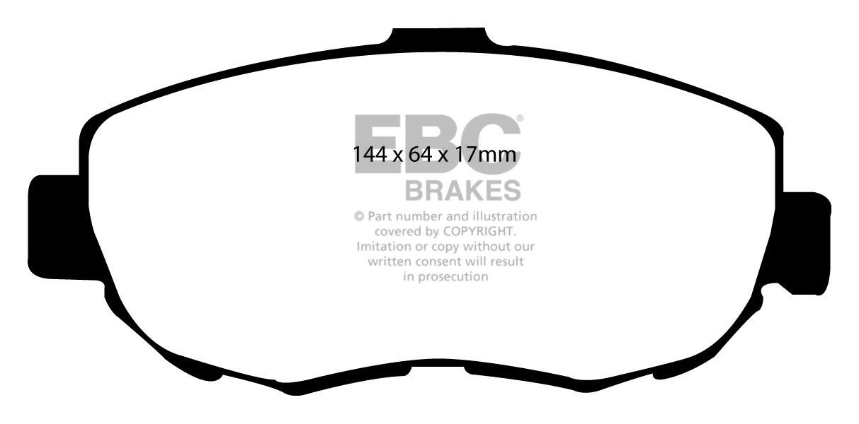 EBC Brakes TOYOTA Cresta 2.5 Turbo (JZX90) 92-96 Remblokken voor