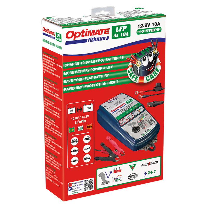 OptiMate Lithium 4s 10-Amp Acculader / tester / onderhouder