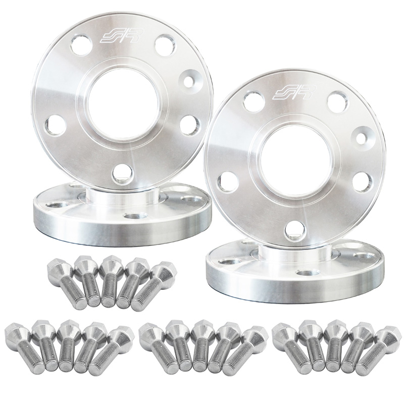 Simoni Racing Aluminium Spoorverbreder Set - 2x16mm(VA) - 2x20mm(AA) (Naaf 72,6mm) inclusief wielbouten -  BMW diversen
