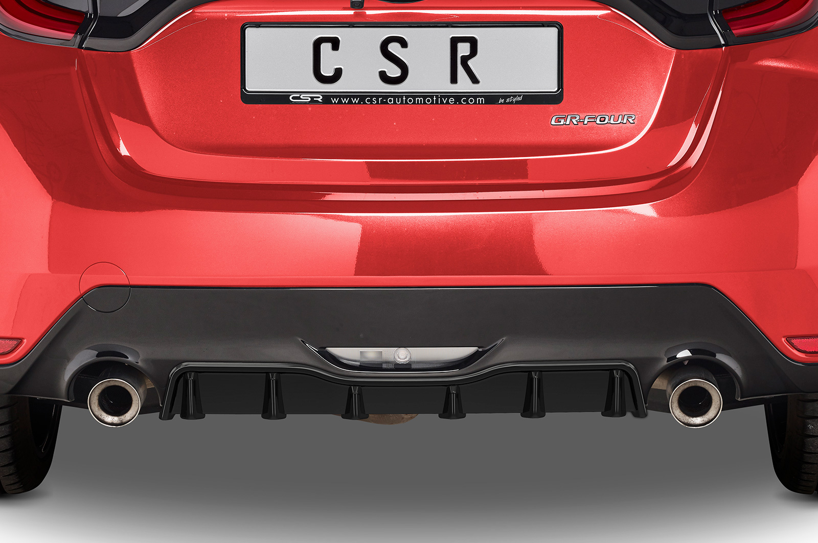 Achter aanzet Toyota GR Yaris (XP21) CSR glans Zwart