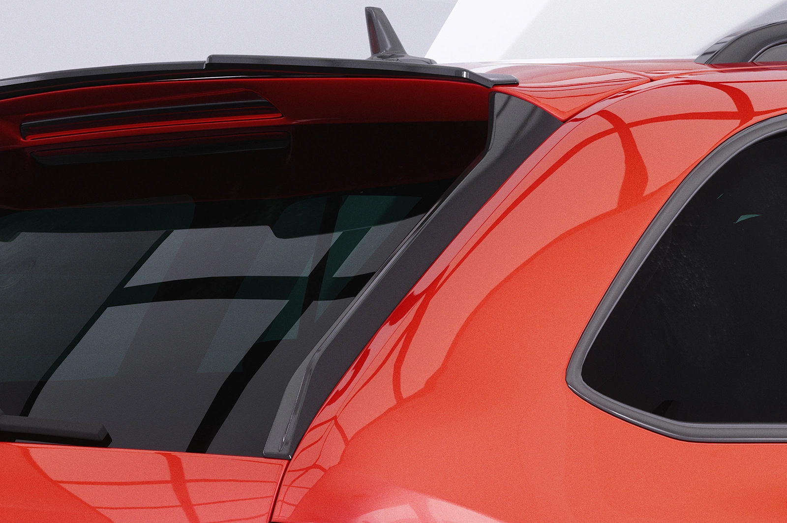 Achterspoiler Skoda Octavia 3 (Typ 5E) RS glans zwart