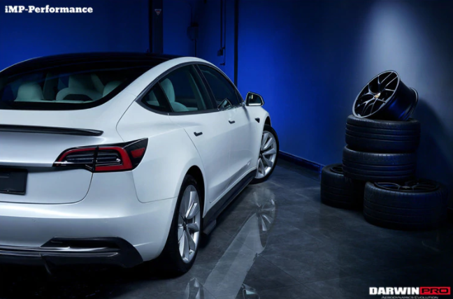 Tesla Model 3 IMP Style Carbon Fiber Spoiler 2017-2021