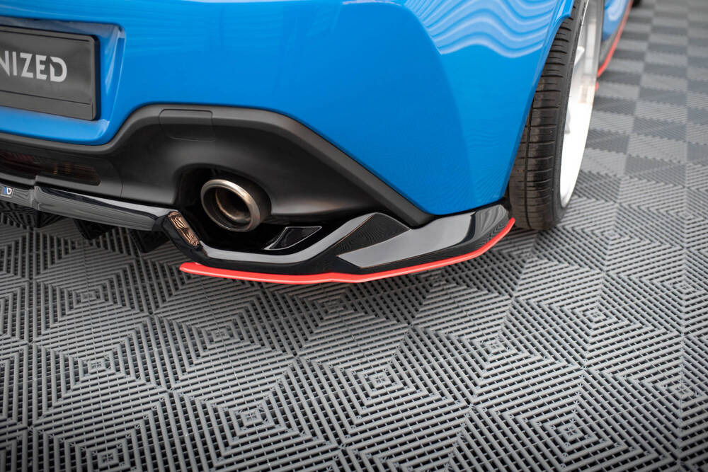 Diffuser V.2 Toyota GR86 Maxton Glans Zwart / Rood