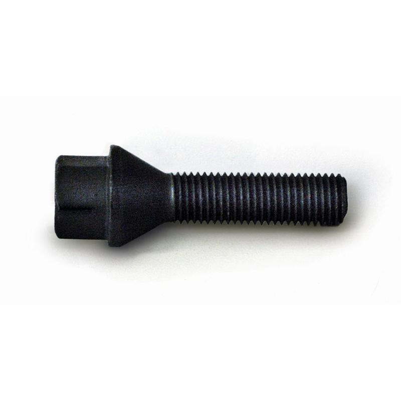 H&R Wheel bolt Taper-Head M12x1.50 - Length 35mm- Black