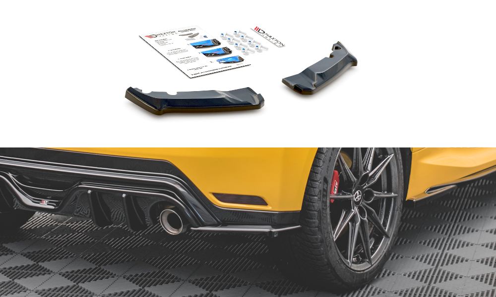 Zijdiffuser V.3 Toyota GR Yaris MK4 Maxton Glans Zwart