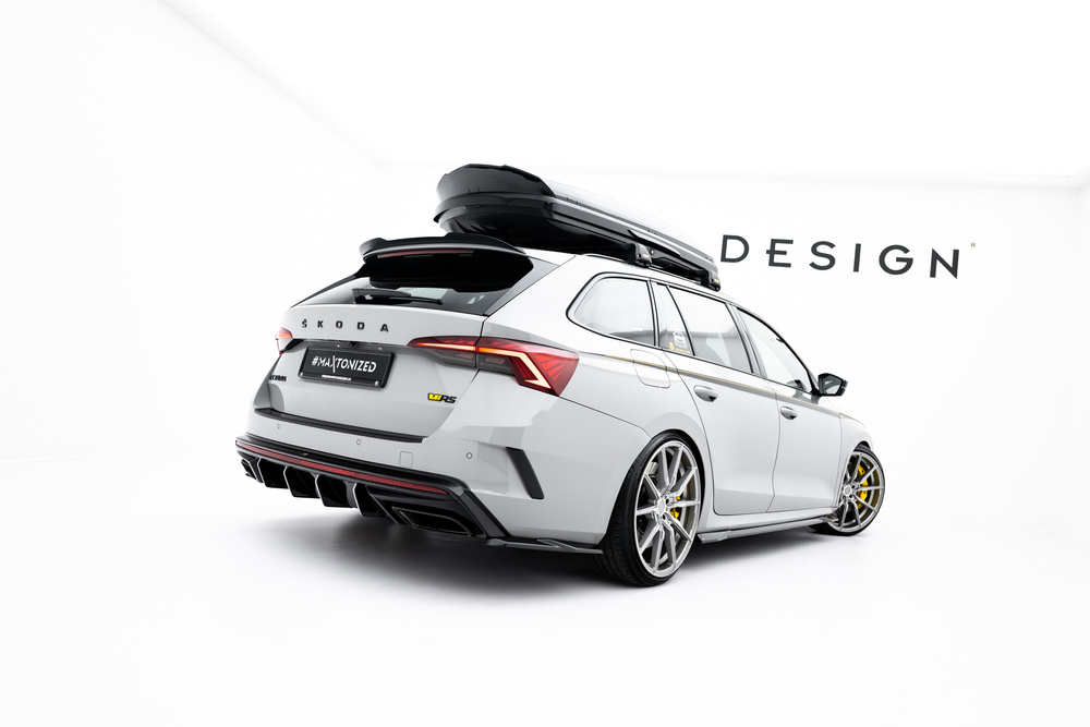 Achterzij Spoilers V.7 Skoda Octavia RS Liftback / Combi MK4 Maxton