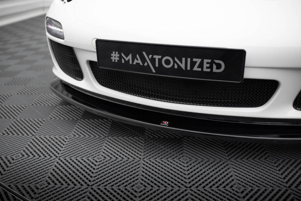 Voorspoiler Porsche 911 Carrera (997) FL Maxton Glans Zwart