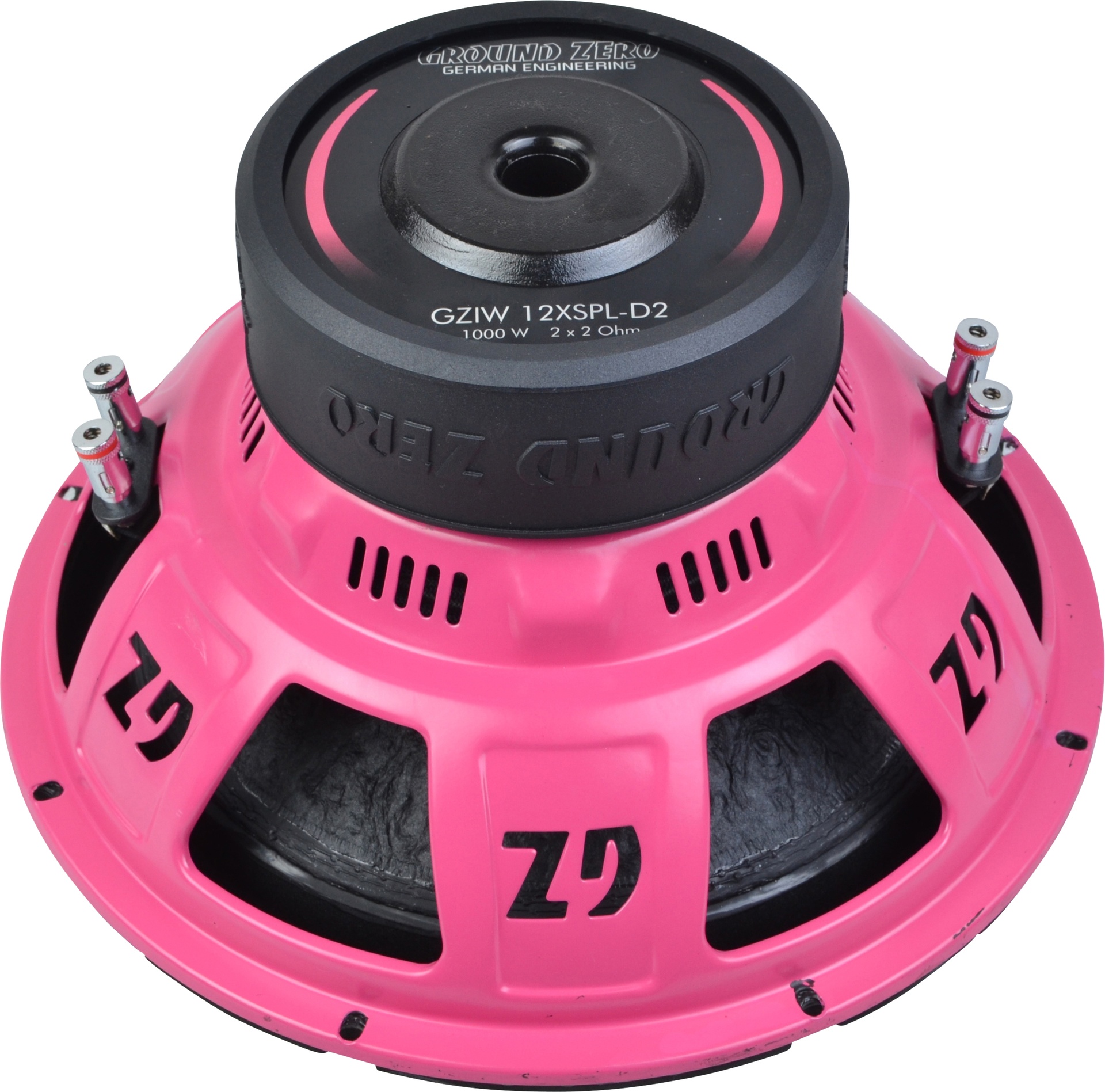 Ground Zero GZIW 12XSPL-D2 PINK 12″ Subwoofer, 1800 W