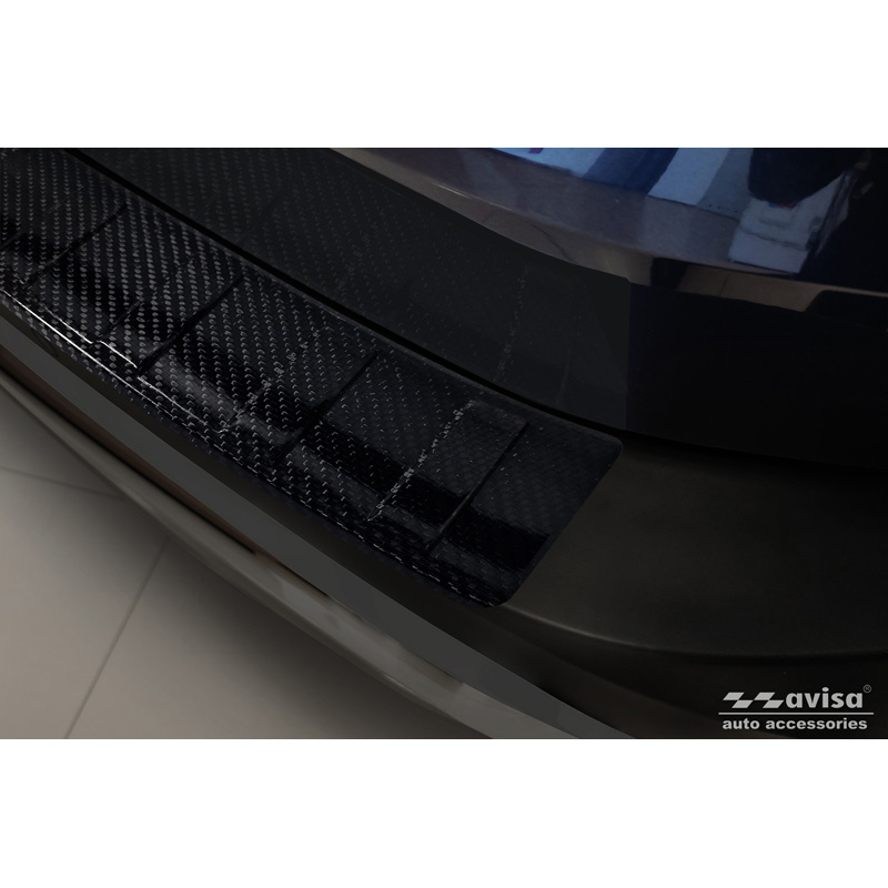 Echt 3D Carbon Achterbumperprotector  Nissan X-Trail IV (T33) 2021- 'Ribs'