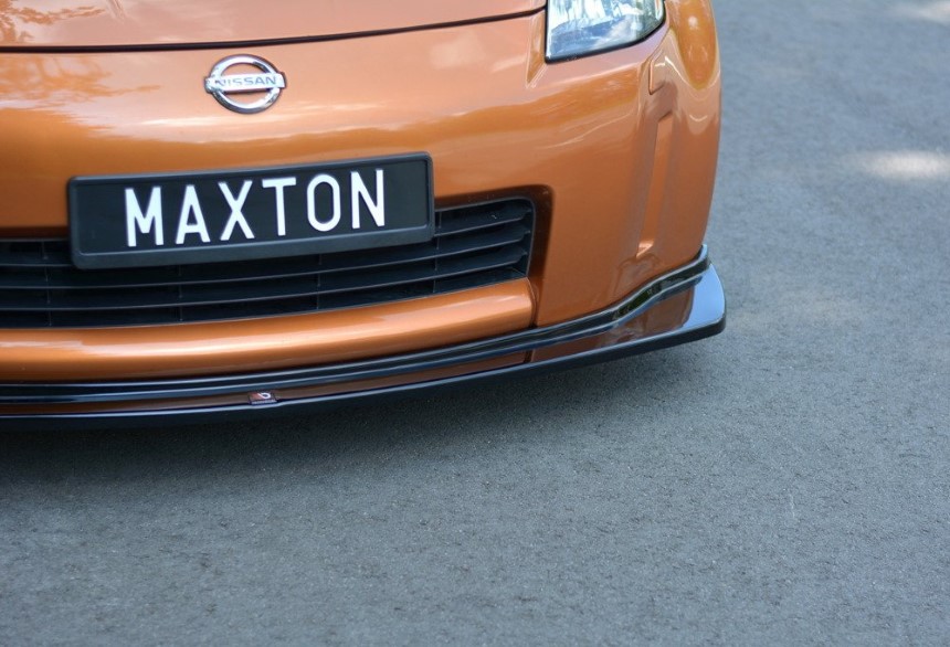 Voorspoiler Nissan 350Z Maxton Design glans zwart