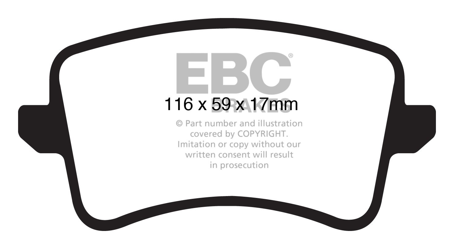 EBC Brakes AUDI A5  Quattro 3.2 2007-.. Remblokken achterzijde