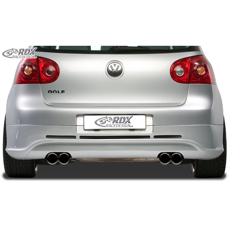 Achterskirt  Volkswagen Golf V GTI/R Hatchback 3/5-deurs 2003-2008 (uitlaat links/rechts) excl. Variant/Plus (ABS)