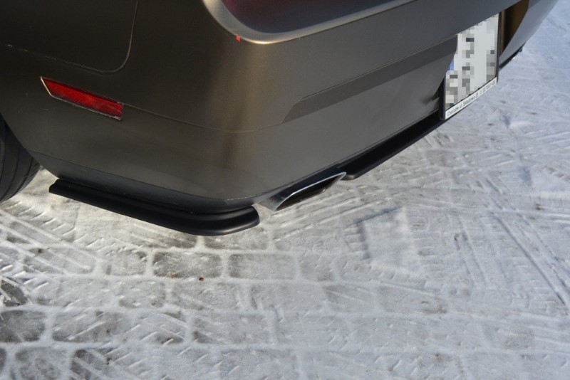 Achterzij Spoilers Dodge Challenger MK3. Phase-I SRT8 Glanzend Zwart