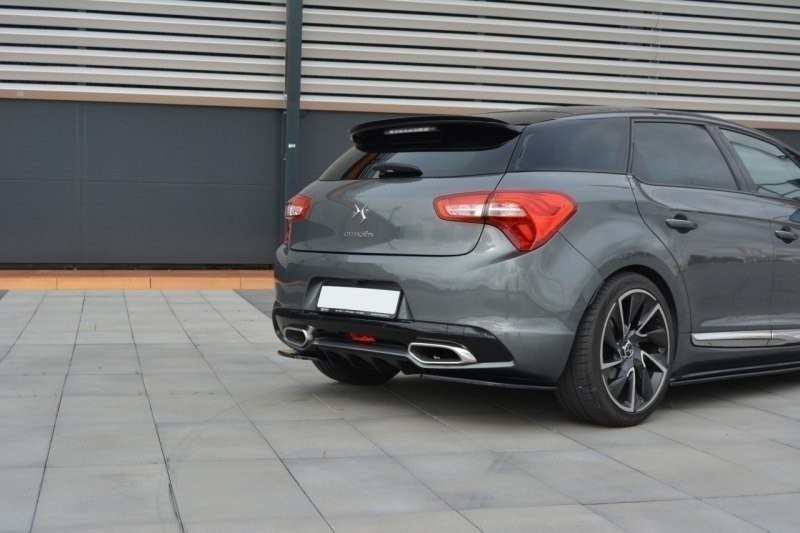 Achterzij Spoilers Citroen DS5 Facelift Glanzend Zwart