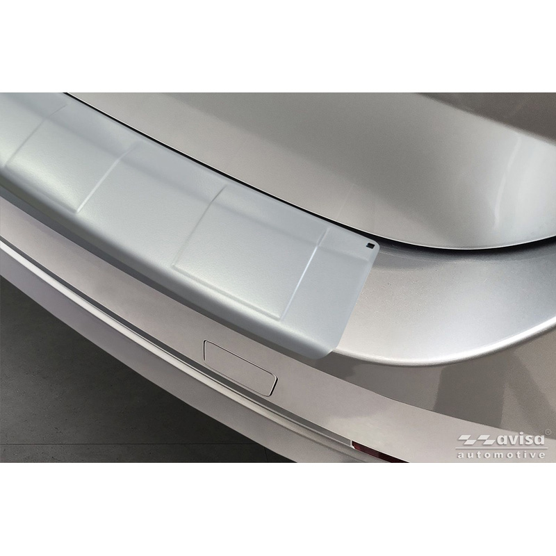 Avisa RVS gepoedercoate Achterbumperprotector  Skoda Octavia IV 2019-2024 & FL 2024- 'Soft Silver'