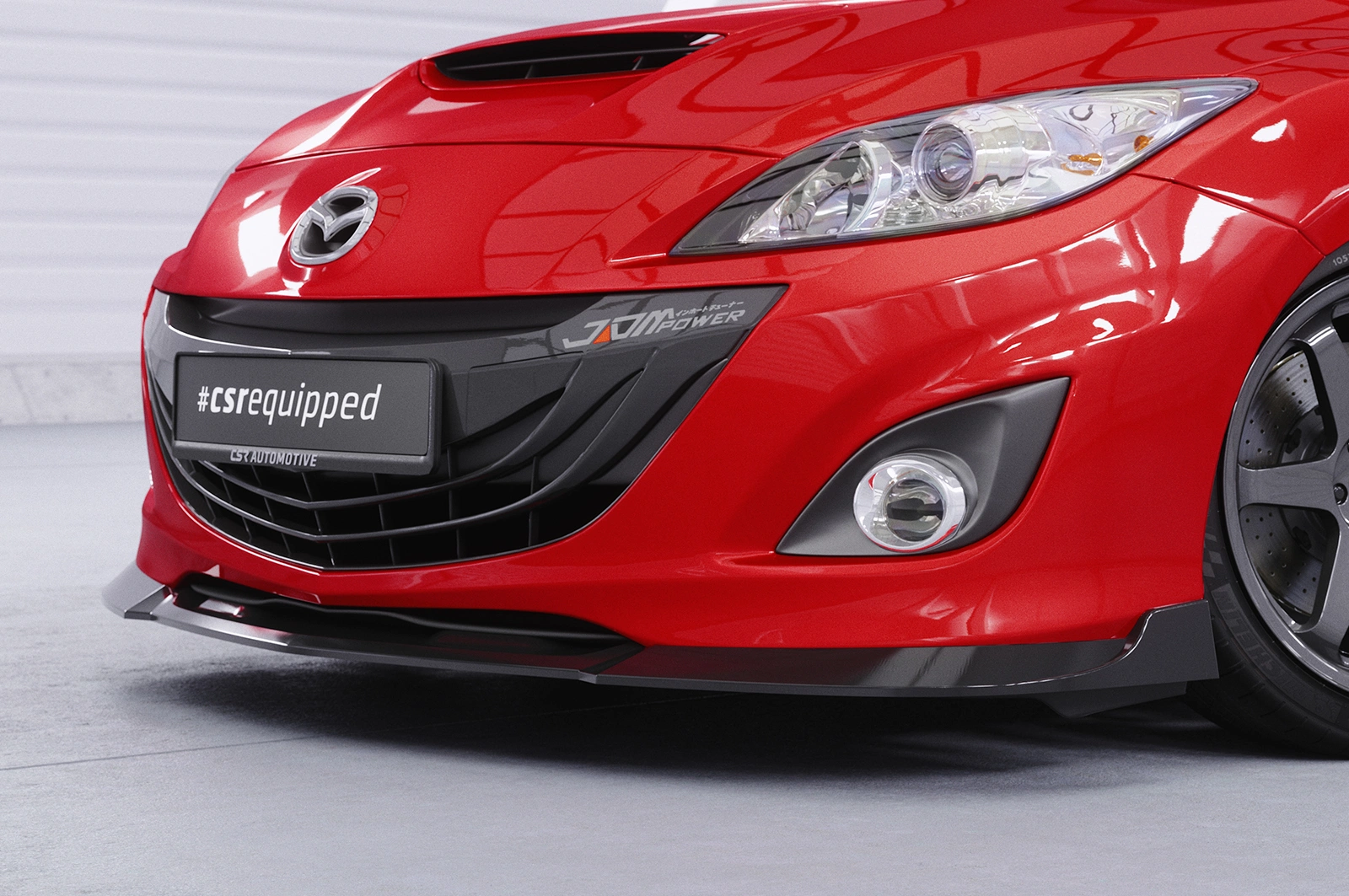 Voorspoiler Mazda 3 (Typ BL) MPS glans zwart