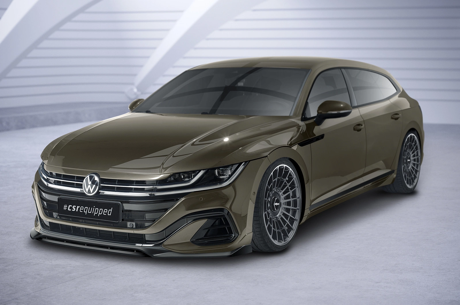 Voorspoiler VW Arteon R-Line Glans Zwart (2020–) CSR