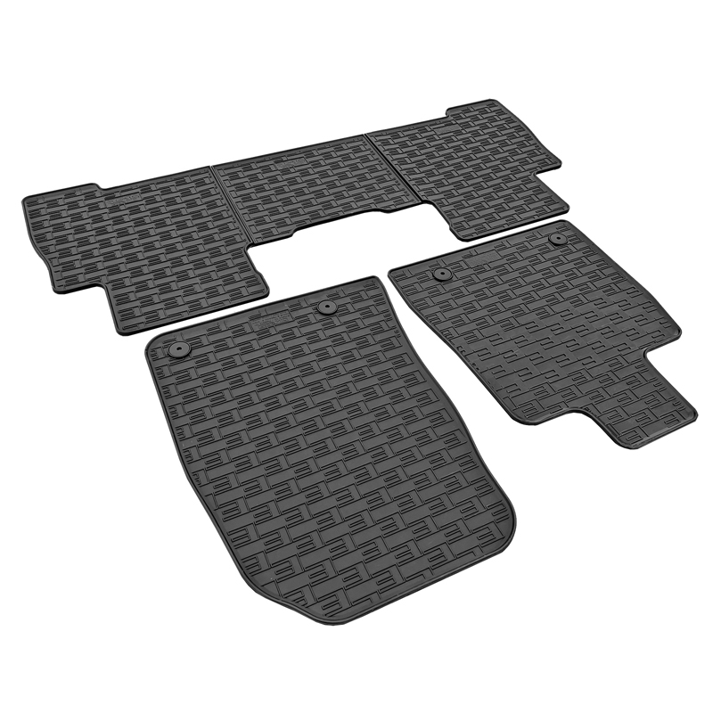 CIKCAR Rubber matten  Maxus eTerron 9 Pick-up 2024- (5-delig + montagesysteem)