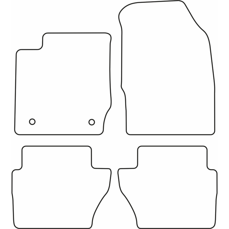 Automatten  Ford Fiësta 2011-2013
