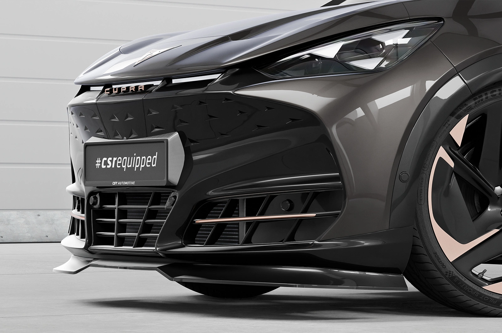 Voorspoiler Cupra Tavascan Glans Zwart – 2023–