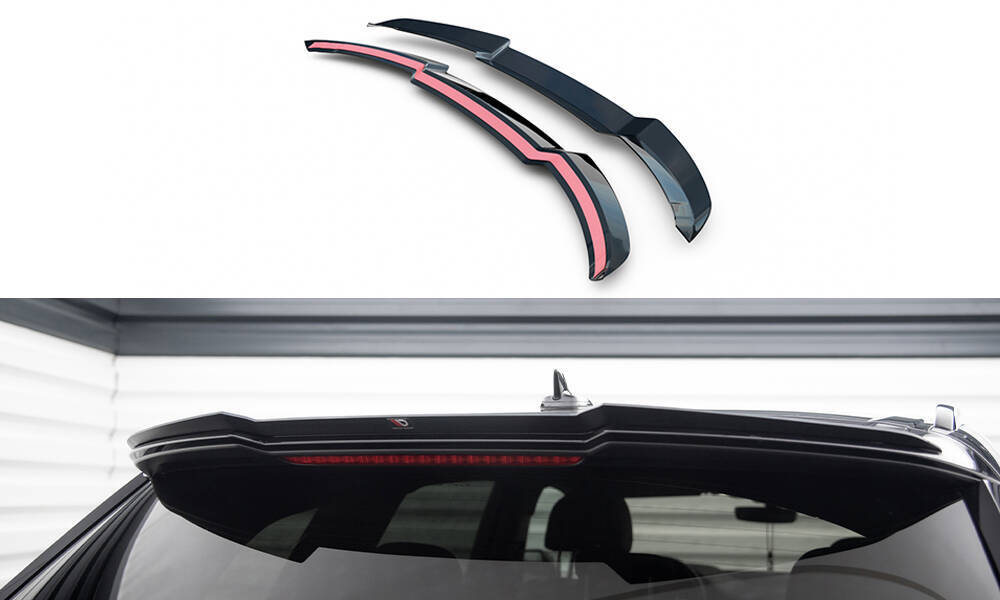 Spoiler Audi SQ7 / Q7 S-Line Maxton Glanzend Zwart