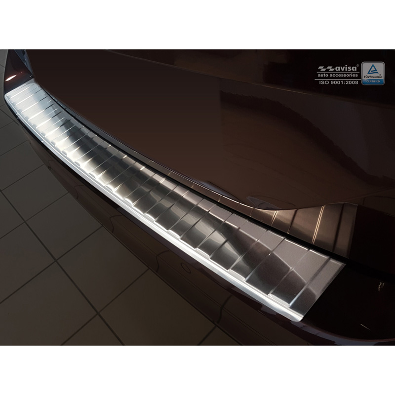 RVS Achterbumperprotector  Volkswagen Passat 3G Variant 2014-2019 & 2019-2023 'Ribs'