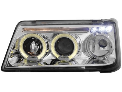 Faros Peugeot 205 Angel Eyes cromo