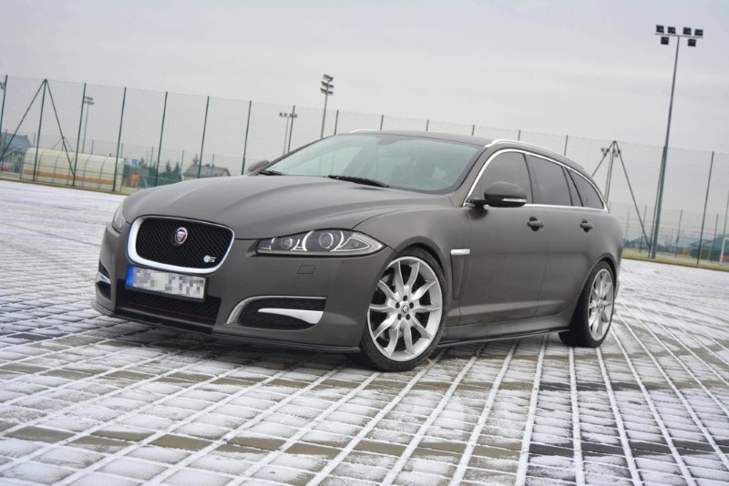 Zijskirts Diffusers JAGUAR XF (X250) MK1 Sportbrake S-pack Glanzend Zwart