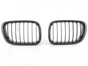 ABS Sportgrill BMW X5 Typ E53 Bj. 99-03 Carbon Look