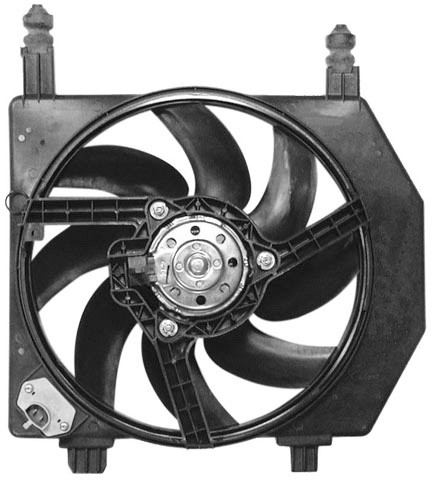 Radiator FAN COMPLEET FIESTA 96-02 1.8M+AC 44KW
