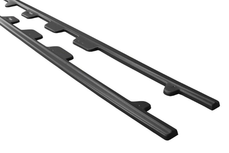 Zijskirts DIffusers Audi S7 / A7 S-Line C7 Glanzend Zwart