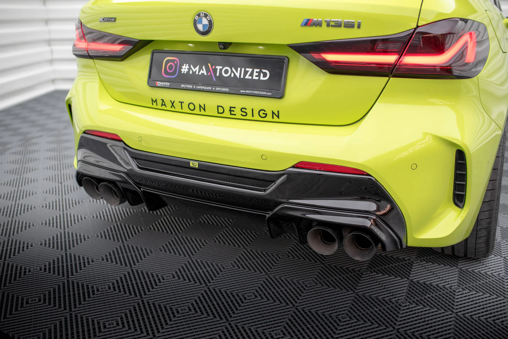 Diffuser V.2 BMW M135i F40 + Milltek Sport Exhaust