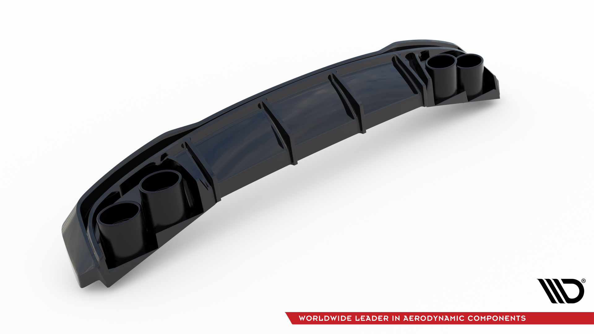 Diffuser VW Golf GTE MK8 + Zwarte Uitlaatsierstukken