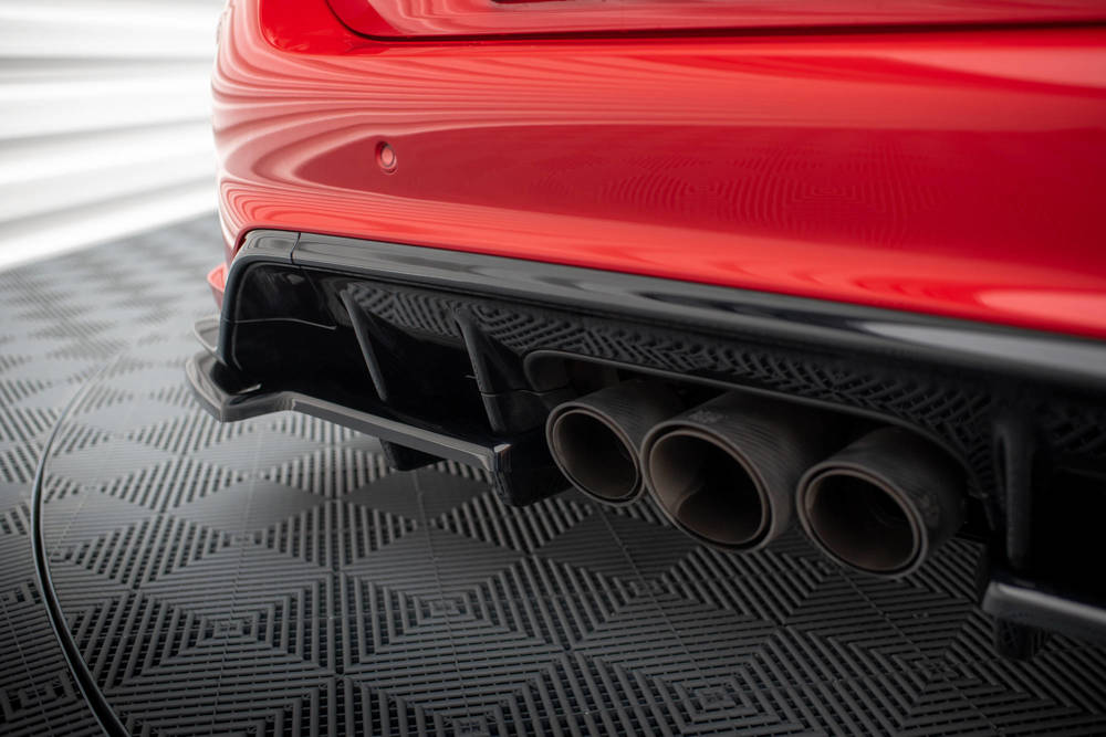 Diffuser V.1 met Canards Honda Civic Type-R Maxton Glans Zwart