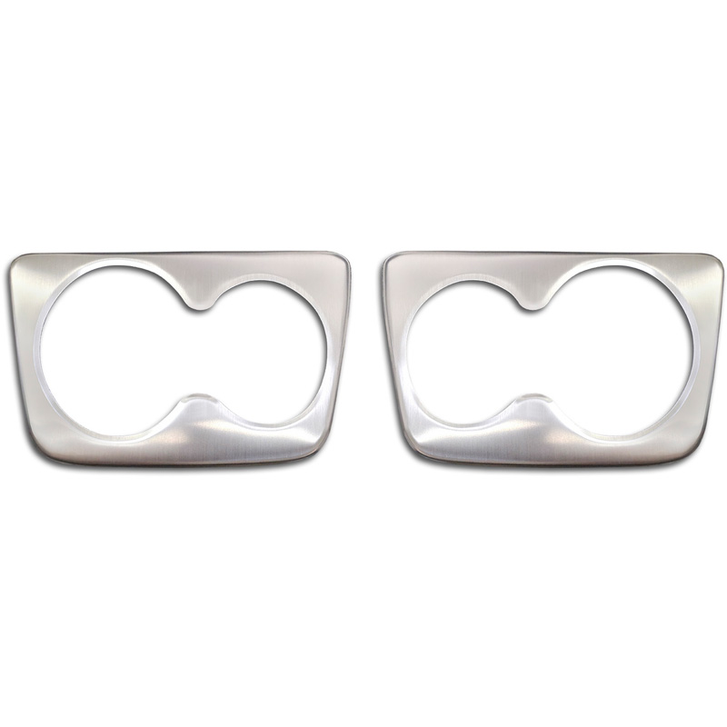 Avisa RVS bekerhouder afdekking (2 stuks)  Mercedes Sprinter III 2018- - Zilver
