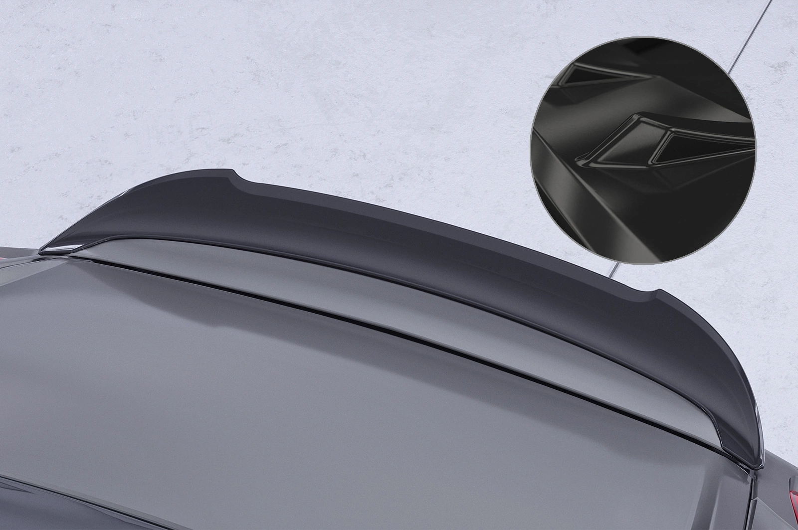 Achterspoiler Porsche Cayman 987c glans zwart 2004–2013