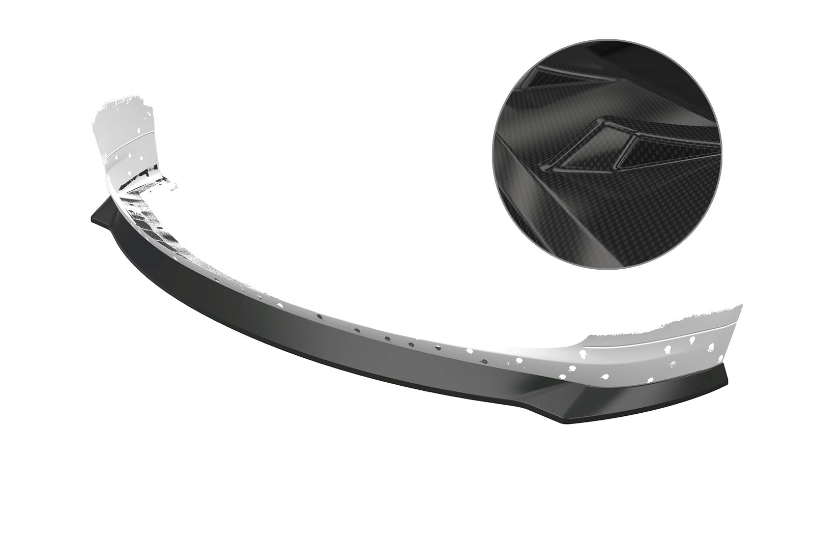 Voorspoiler BMW 5er E60/E61 Carbon Look CSR