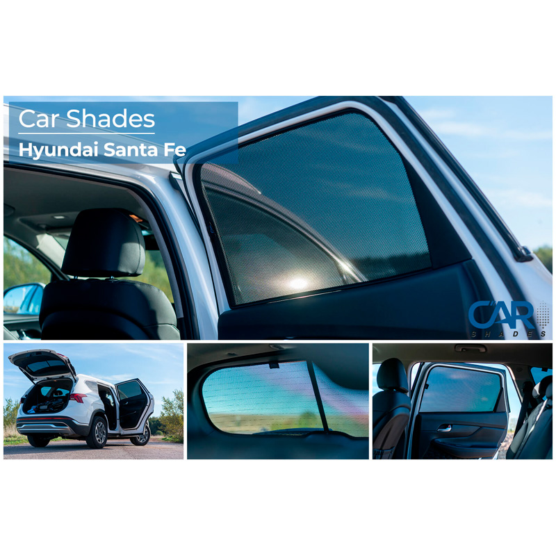 Set Car Shades  Hyundai Santa Fe IV (TM) 2018- (6-delig)