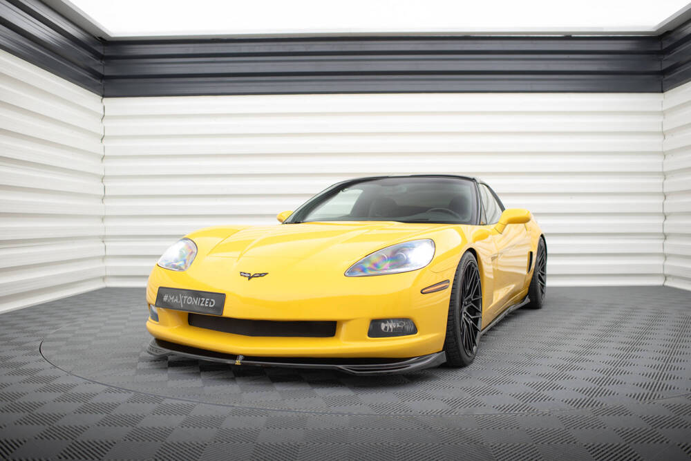 Voorspoiler Chevrolet Corvette C6 Maxton Glans Zwart