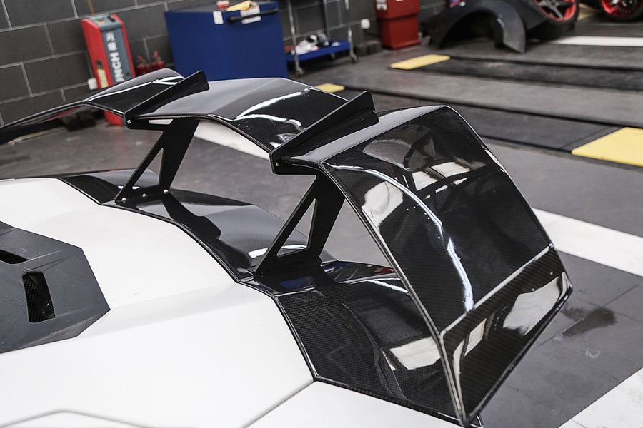 Lamborghini Aventador LP700 LP740 Coupe/Roadster RZS Style Carbon Fiber Spoiler 2011-2020