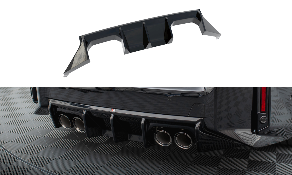 Diffuser V.1 BMW M2 G87 Maxton Glans Zwart