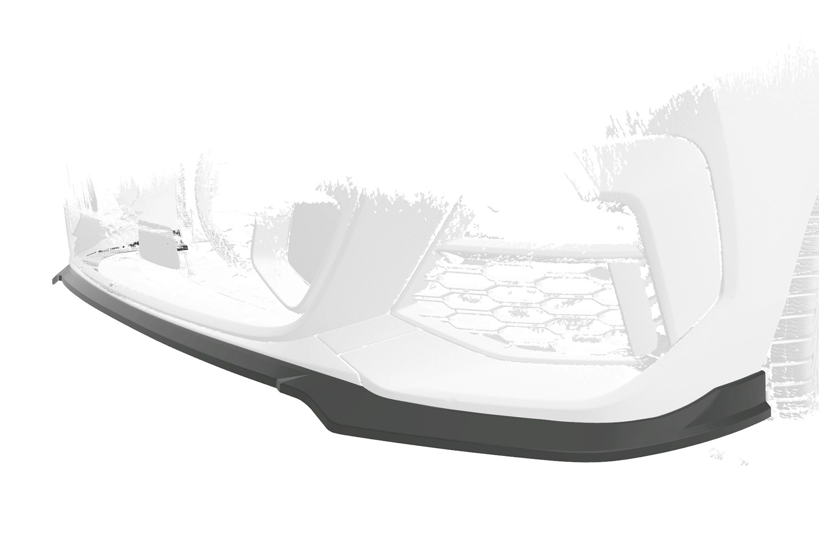 Voorspoiler BMW 2er (F44) M-Sport / M235 Glans Zwart van CSR Automotive (2020-)