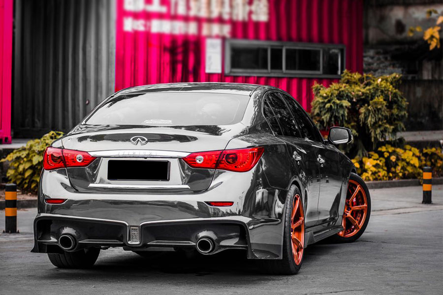 Infiniti Q50 Sedan EAU ROUGE Style Achterbumper 2014-2017