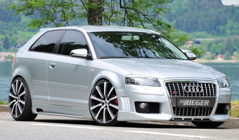 Voorbumper Audi A3 8P nieuw design SRA Rieger