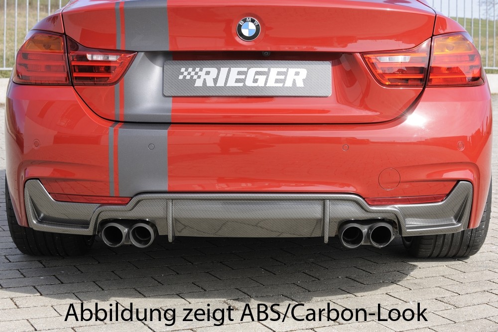 Achterbumper aanzet dubbele uitlaat links BMW 4 serie F32/F33/F3