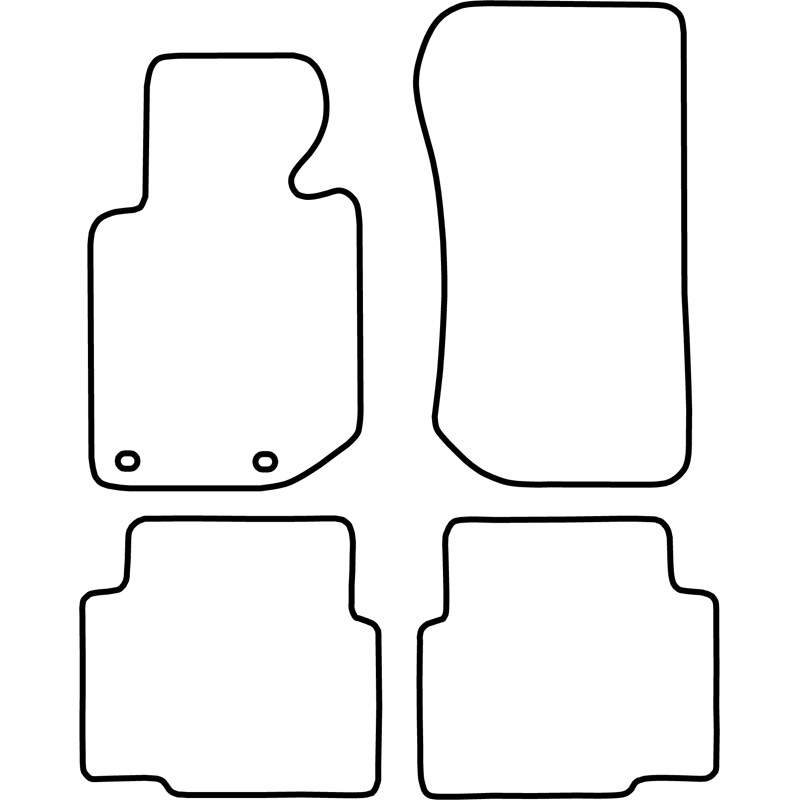 Automatten Velours  BMW 3 serie (E36) sedan/touring 1991-1998