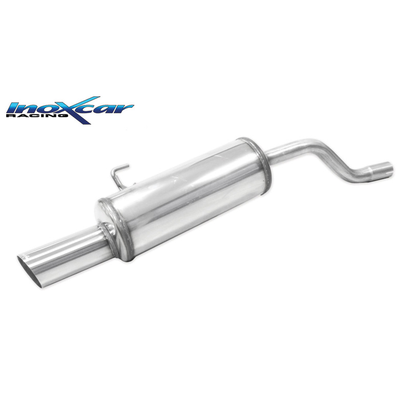 100% RVS Sportuitlaat  Renault Clio II 1.6 16v 110pk 1x90mm -2001
