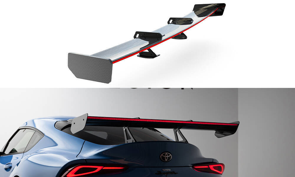Carbon Spoiler + LED Toyota Supra Mk5
