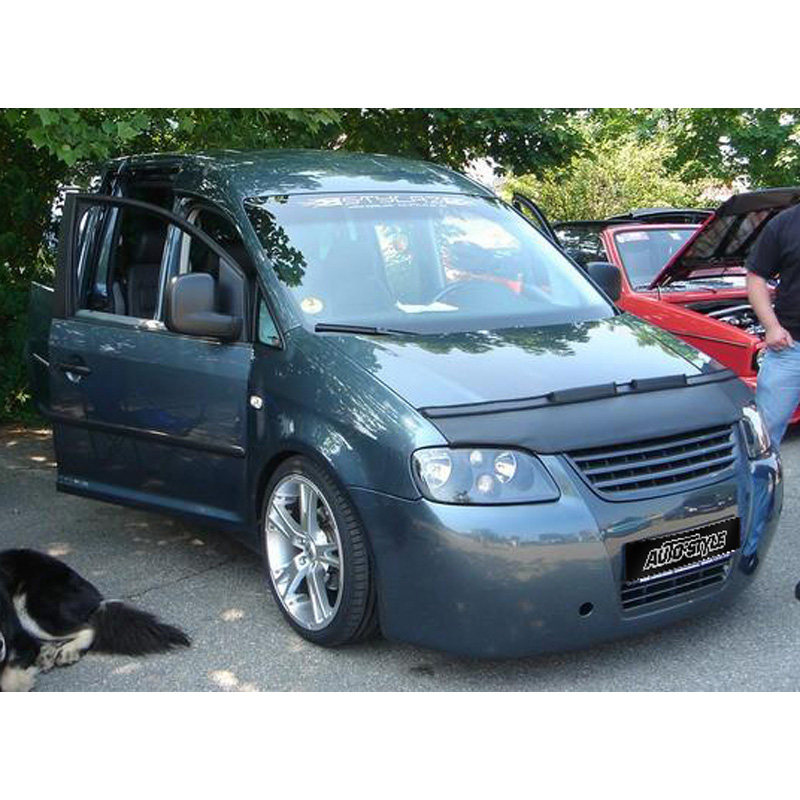 Motorkapsteenslaghoes  Volkswagen Caddy II 2004-2008 zwart